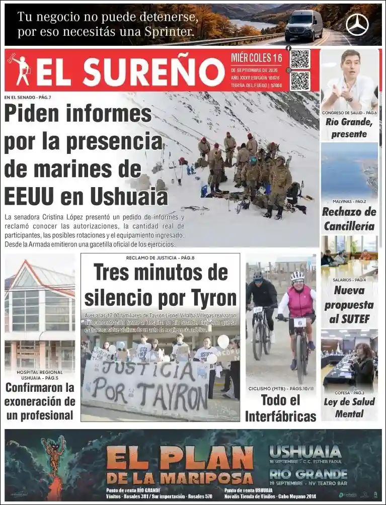 Estudios Max | D`LIGAS - Tapa del diario El Sureño